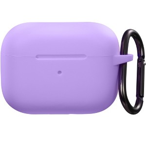 Vena Silicone Case for Apple AirPods Pro 2 Case, Protective Cover Compatible with MagSafe AirPods Pro Gen 2 2nd Generation, Purple - 1 of 4