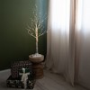Nearly Natural 3-ft Pre-Lit Artificial White Birch Tree with 120 Warm White LED Lights - 4 of 4