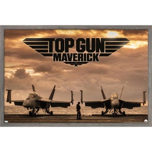 Trends International Top Gun: Maverick - Deck Framed Wall Poster Prints - 1 of 4