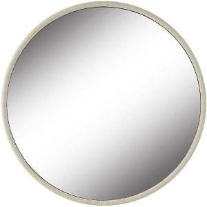 Uttermost Ranchero White Rope 42 1/2" Round Oversized Wall Mirror - 1 of 1