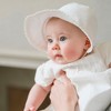 Hope & Henry Baby Short Sleeve Special Occasion Linen Pintuck Dress, Infant - 4 of 4