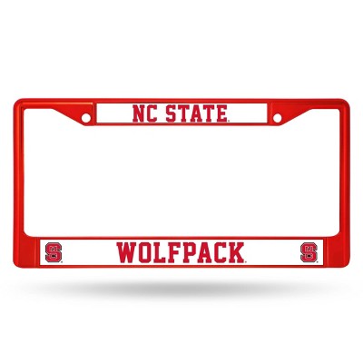 NCAA NC State Wolfpack Colored Chrome Frame