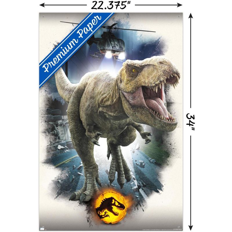 Trends International Jurassic World: Dominion - T. Rex Focal Unframed Wall Poster Prints, 3 of 7