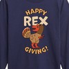 Boys' - Instant Message - Happy Rex Giving Long Sleeve Graphic T-Shirt - 2 of 4