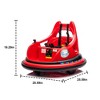 Whisen Kids' Ride-On Bumper Car with Safety Harness and 360-Degree Rotation - 4 of 4