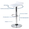 ELECWISH Set of 2 Barstool, Adjustable Swivel Bar Stools with PU Leather and Chrome Base, Gaslift Pub Counter Chairs - 4 of 4