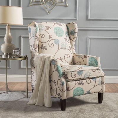 CENGHU Modern Recliner Chair for Adult, Fabric Single Reclining Armchair, Mid Century Modern Pushback Chair for Living Room, Bedroom