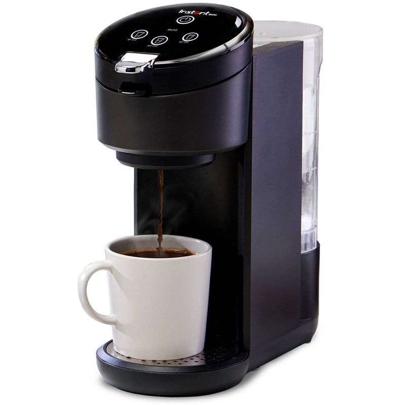 Instant Solo Single-Serve Coffee Maker, Ground Coffee and Pod Coffee Maker, Includes Reusable Coffee Pod, 1 of 10