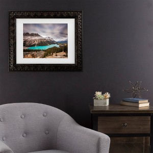 Trademark Fine Art Pierre Leclerc Moody Peyto Lake Matted Framed Art - 1 of 4