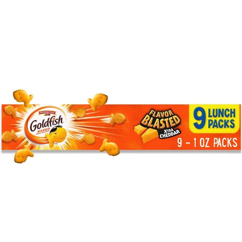 Goldfish Baked Flavor Blasted Xtra Cheddar - Produit Américain. 
