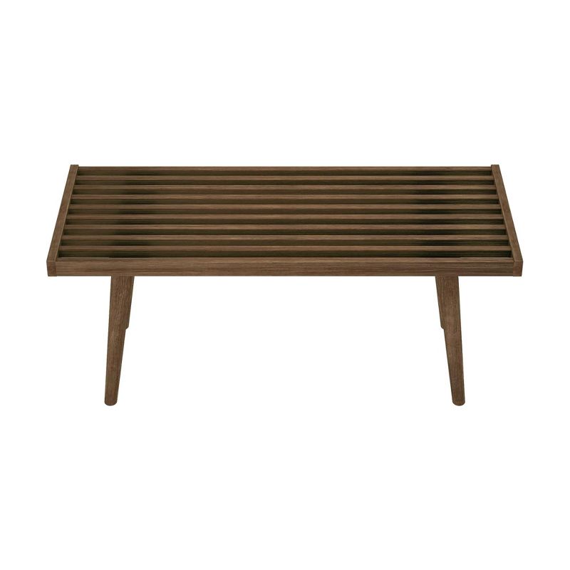 Max & Lily Entryway Bench, Wooden End of Bed Bench for Bedroom, Hallway, Porch, 41.25”, 3 of 6