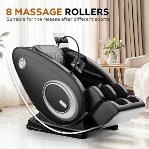 Christopher Knight Home Marina Modern Faux Leather Full Body Air Pressure Massage Chair Recliner with Heating and Zero Gravity - 1 of 4