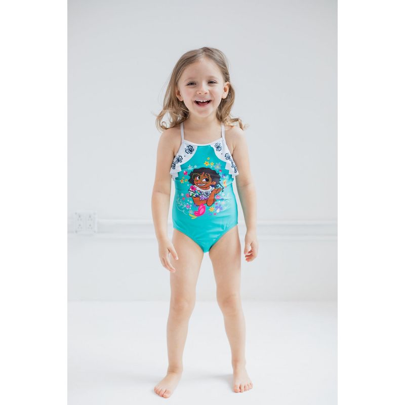 Disney Encanto Mirabel Girls One Piece Bathing Suit Little Kid to Big Kid , 3 of 8
