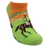 Degas Racehorse Jockey Famous Art Ankle Socks from the Sock Panda  (Women's or Men's Sizes) - 3 of 3