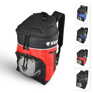 Vizari Titan Soccer Backpack With Ball Compartment and Vented Ball Pocket and Mesh Side Cargo Pockets for Adults and Teens - 1 of 4
