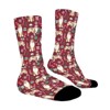 Aussie Dog Christmas Women Printed Crew Socks Funny Funky Socks Soft Polyester Novelty Gifts for Artists Men - 3 of 4