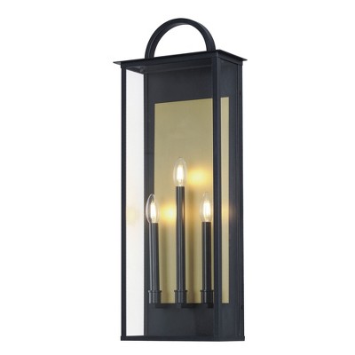 Maxim Lighting Manchester 3 - Light Wall Light in  Black