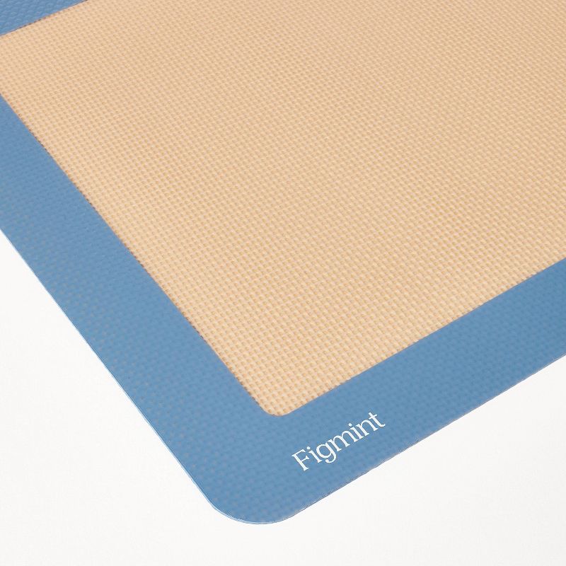 8.5&#34;x12.5&#34; Silicone Baking Mat Blue - Figmint&#8482;, 4 of 5