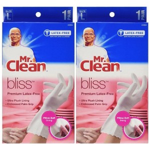 Mr. Clean Bliss Premium Latex-Free Gloves - 2 Pack - 1 of 3