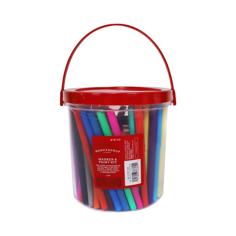 Art Supply Bucket with Paint - Wondershop&#8482;, 1 of 3
