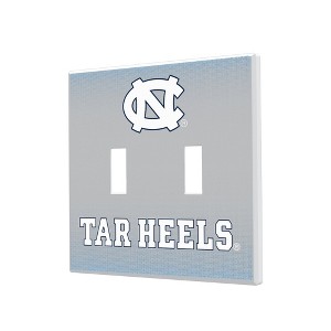 NCAA ACC Universities Linen Hidden-Screw Light Switch Plate for Double Toggle - 1 of 4