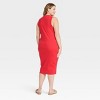 Women's Midi Pullover Bodycon Dress - Ava & Viv™ - 2 of 3