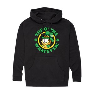 Men's - Garfield - Top O' The Whatever St. Patrick's Day Graphic Fleece Pullover Hoodie - 1 of 4