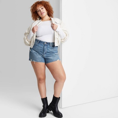 High Waisted Jean Shorts : Target