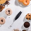Handheld Milk Frother, Mini Foamer, Battery Operated Stainless Steel Drink Mixer for Coffee, Lattes, Cappuccino, Matcha, Chocolate - 2 of 4