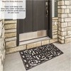 Gardenised Heavy Duty Coco Coir Doormat with Non Slip PVC Baking Embossed Welcome Design Coconut Fiber Floor Mat 18x30" - 3 of 4