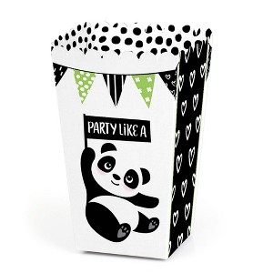 Big Dot of Happiness Party Like a Panda Bear - Baby Shower or Birthday Party Favor Popcorn Treat Boxes - Set of 12 - 1 of 4
