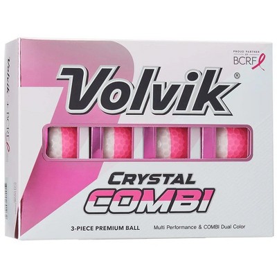 Volvik Crystal Combi BCRF Golf Balls
