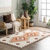 Nuloom Imelda Aztec Pet Friendly Machine Washable Area Rug - 2 of 4