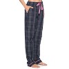 Ashford & Brooks Women's Woven Short Sleeve Shirt and Pajama Pants Set - 4 of 4