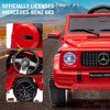 Jojoka  Kids 12V Ride-On Car,Licensed Mercedes G63 with Remote Control, Wheels Suspension - 4 of 4