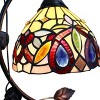 Chloe Lighting Serenity Victorian Tiffany-Style Dark Bronze 1 Light Table Lamp 8" Wide - 3 of 4