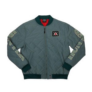 Hunter X Hunter Character Circle Long Sleeve Green Bomber Jacket - 1 of 4