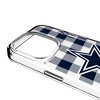NFL NFC Teams Plaid Clear Cell Phone Case for Apple iPhone - 4 of 4