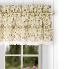 Ellis Curtain Clarice Room Darkening Natural Color Classic Print Ruffled Window Valance - 52 x12" Violet - 2 of 4