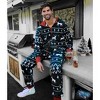 Tipsy Elves Blue Reindeer Jumpsuit - Festive Christmas One Piece Reindeer Pajamas for Men and Women - 2 of 4