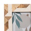 Sagebrook Home Boho Picture Frame - Geometric Resin & Wood Design - Rustic Home Decor for Living Room, Bedroom & Office - 9" White - 4 of 4