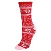 Gold Medal Women's Christmas Stocking w/ 2 pack Novelty Crew Socks - 4 of 4