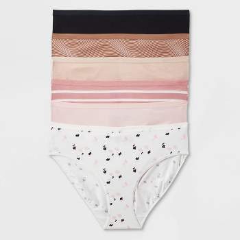 Women's 6pk Bikini Underwear - Auden™ Solid Mix 2x : Target