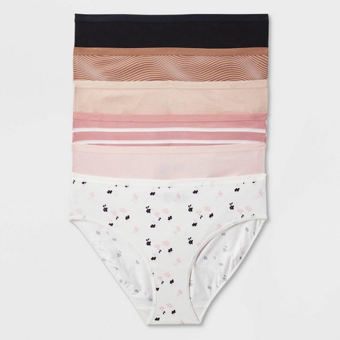 Women's 6pk Bikini Underwear - Auden™ Print Mix 4X