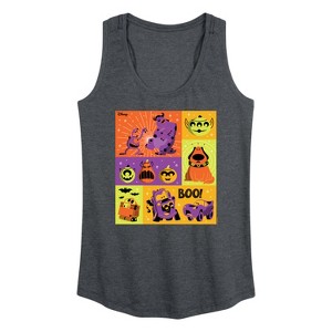 Women's - Disney - Halloween Movie Grid Graphic Racerback Tank - 1 of 4