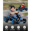 24V 9Ah Kids Ride On Go Kart Toy,High Speed 8.1MPH Drifting Car with 2x300W Motors,14.3" XL Seat,Full Metal Frame - 2 of 4