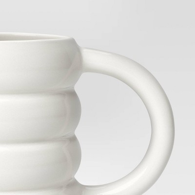 14oz Stoneware Artisan Mug White - Room Essentials&#8482;