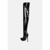 Riggle Long Patent Pu High Heel Women Boots - 3 of 4