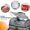 Tirrinia Dual Compartment Classic Molded Lunch Bags Cooler for Adults Kids, Insulated Leakproof Thermal Lunch Box Totes for Lunch Bento - 2 of 4