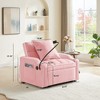 TiramisuBest 3-in-1 Sofa Bed, Modular Sectional Sofa with Storage, Sideboard Buffet Style Design for Living Room - 4 of 4